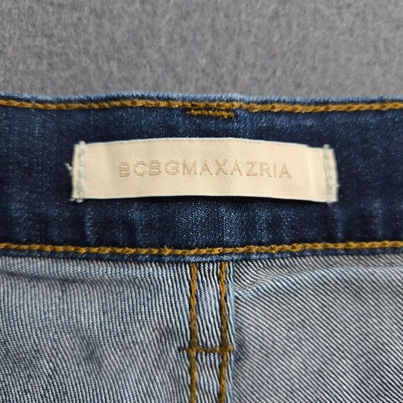 BCBGMAXAZRIA Women 29 Mid Rise Split Hem Skinny Jeans - Picture 7 of 15
